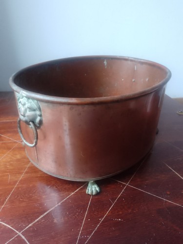 Vintage brass jardener - brass,