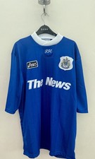 Portsmouth FC 1995/97 Home Football Shirt Asics Fratton Park