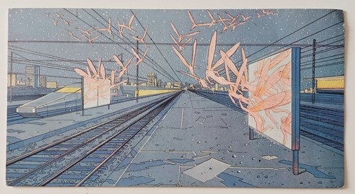 Postcard france rail - rail, seen