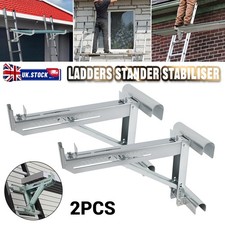 2 Pack Ladder Jack Scaffold Extension 2-Rung up to 20 inch Stable Adjustable UK