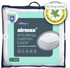 Silentnight Airmax Anti Allergy Mattress Topper - Double (Opened Never Used)