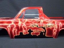 CUSTOM PAINTED RC TRUCK BODY ARRMA KRATON 6S TRAXXAS E-REVO T/E MAXX CHEVY CHEVY