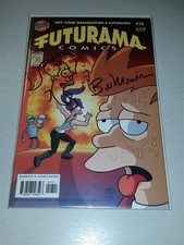 Futurama comics signed - comics,