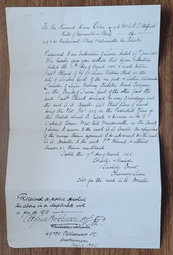 1886 notice reverend - 1886,