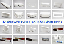 Flat Rectangular Kitchen Ducting 204x60 Extractor Fan Ventilation Heat Recovery