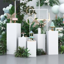 Metal Square Plinth Cylinder