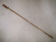 New Craftsman Hand Made Turned Carved Grip Handle Walking Stick Hazel Shank 59H