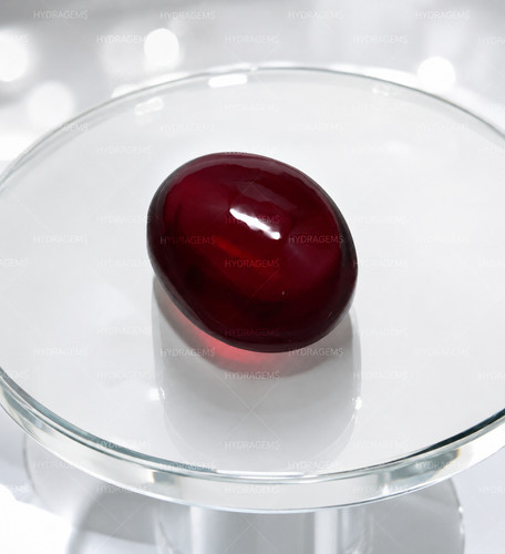 Ruby cabochon oval - oval, ct