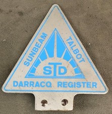 Sunbeam Talbot Darracq Register Automobile Motor Car Badge Emblem
