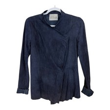 Illia Suede Leather Jacket Sz