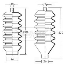 Borg & Beck Steering Bellow