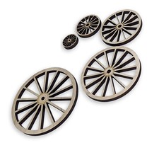 14 spoke wooden wheels for