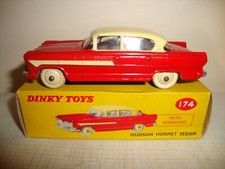 Original DINKY TOYS 174 HUDSON HORNET SEDAN - EXCELLENT in original BOX