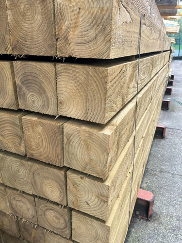 Sawn fence posts 150mm - fence,