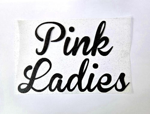 Grease pink ladies iron - iron, on