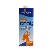 Delamere Dairy Whole UHT Goat Milk 1L | Choose 1, 3, or 6 Cartons| Long-Life