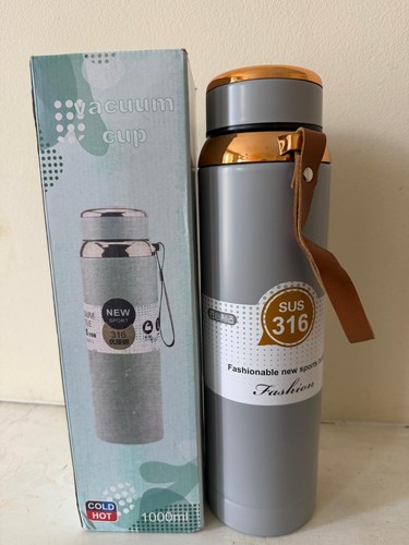 1litre vacuum flask hot cold - flask, hot/cold