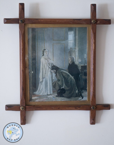 Antique victorian print after - print,