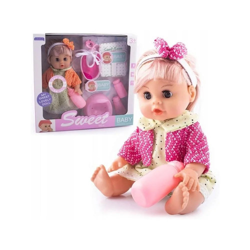 Baby doll with hair - with,