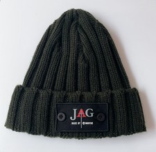 JAG Products x Navitas Chunky Knit Beanie Hat Green | Carp Fishing Stone Island 