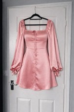 Boohoo Plus Pink Satin
