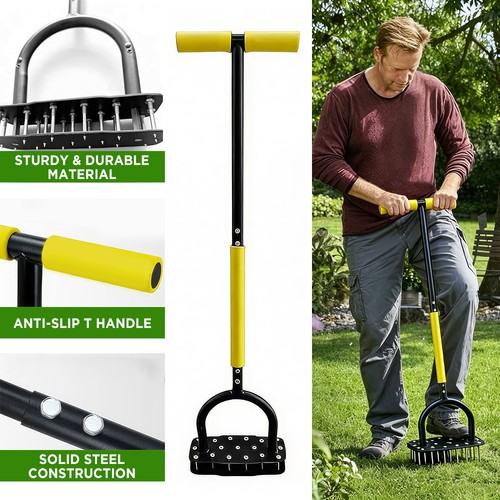 Push down lawn aerator manual - push,