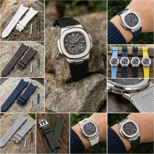 Luxury rubber watch strap - luxury,