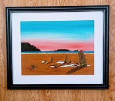 Original painting of the wreck