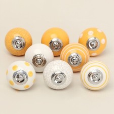 Yellow white ceramic - yellow, &