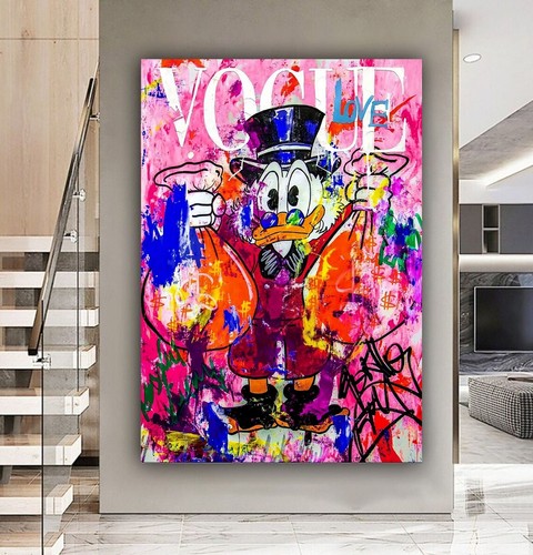 Graffitti donald duck money - graffitti,