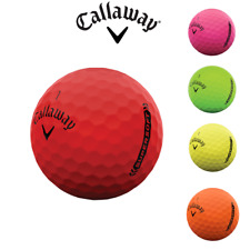 Callaway SuperSoft Matte Coloured GOLF BALLS Recycled Pearl GRADE A, 12 Balls