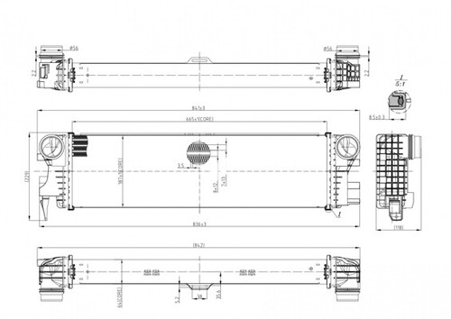 Hart 641 358 intercooler - 358,