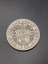 NEW ZEALAND. HALF CROWN 1948