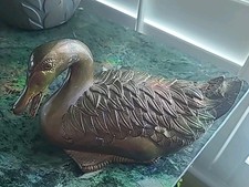 Solid Brass Duck Statue