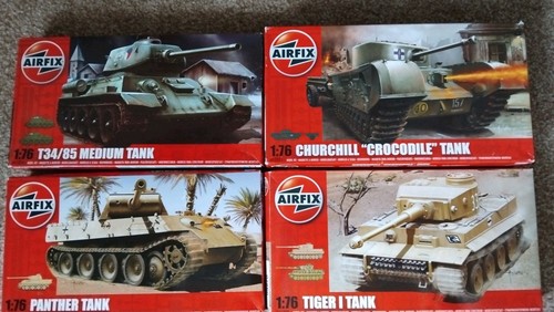 Airfix tank model kits - model,