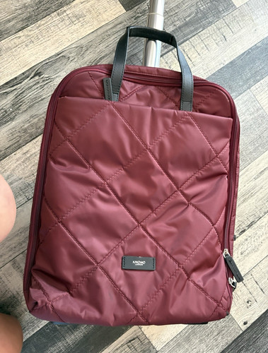 Knomo london burgundy - burgundy, quilted