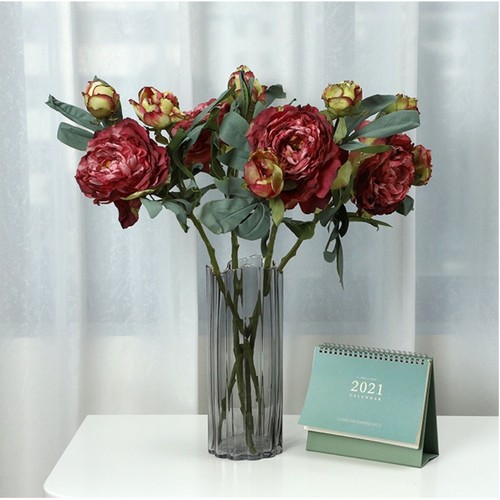 Silk peony flower - peony, wedding