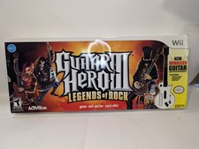 Wii Guitar Hero 3 III Legends