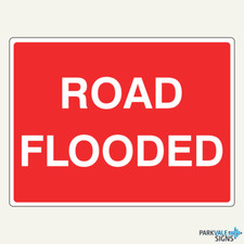 Road Flooded Sign - Temporary