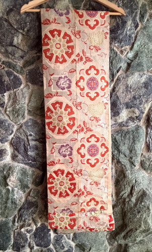 Japanese vintage brocade silk - japanese,