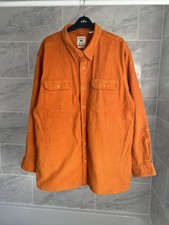 Levi's Mens Cord Jackson Shirt Corduroy Relaxed Overshirt Vintage - XL - Orange