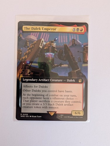 Mtg the dalek - dalek, emperor