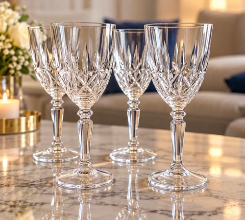 Crystal cut wine - x, 4