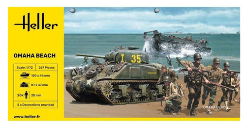 Heller 50332 omaha beach set - heller,