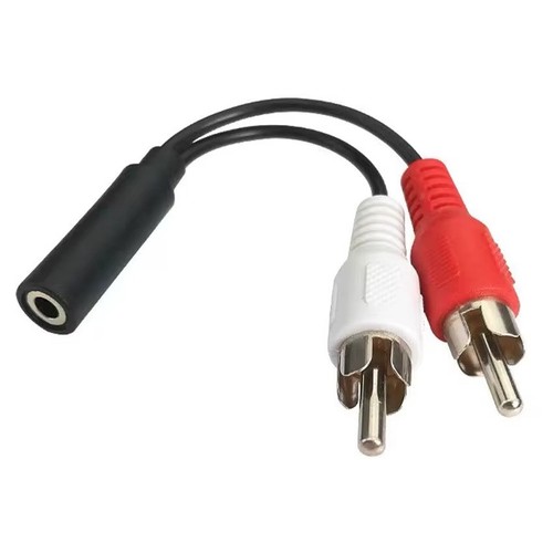 Female 5mm stereo jack - 3.5mm,