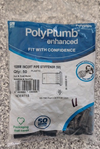 Polyplumb polypipe 15mm insert - polypipe,