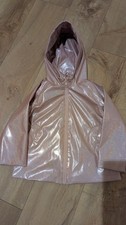 Girls Zara shiny pink raincoat, age 4 (104cm)