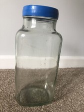 Vintage Cadburys Roses Glass Jar Approx 31cm Tall