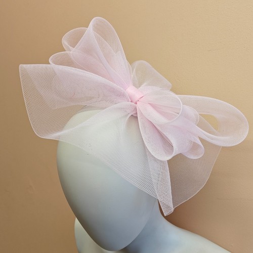 Light pink fascinator - pink,