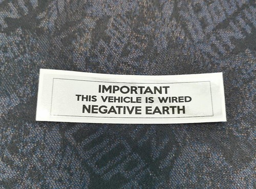 Classic mini negative earth - classic,